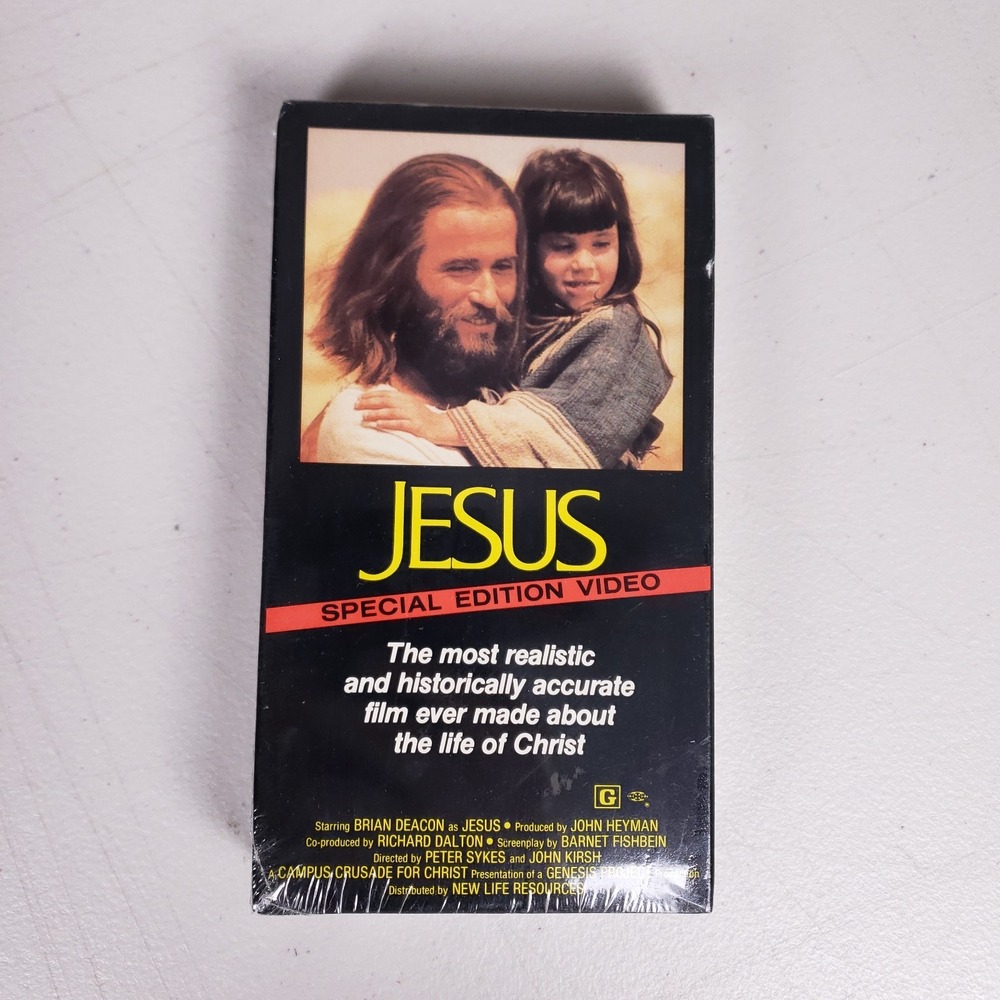 Vintage 90s Jesus Special Edition VHS Sealed Christian Film 77 Min Faith Based